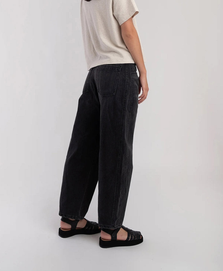Denimhose - Faded Black Panel Jean