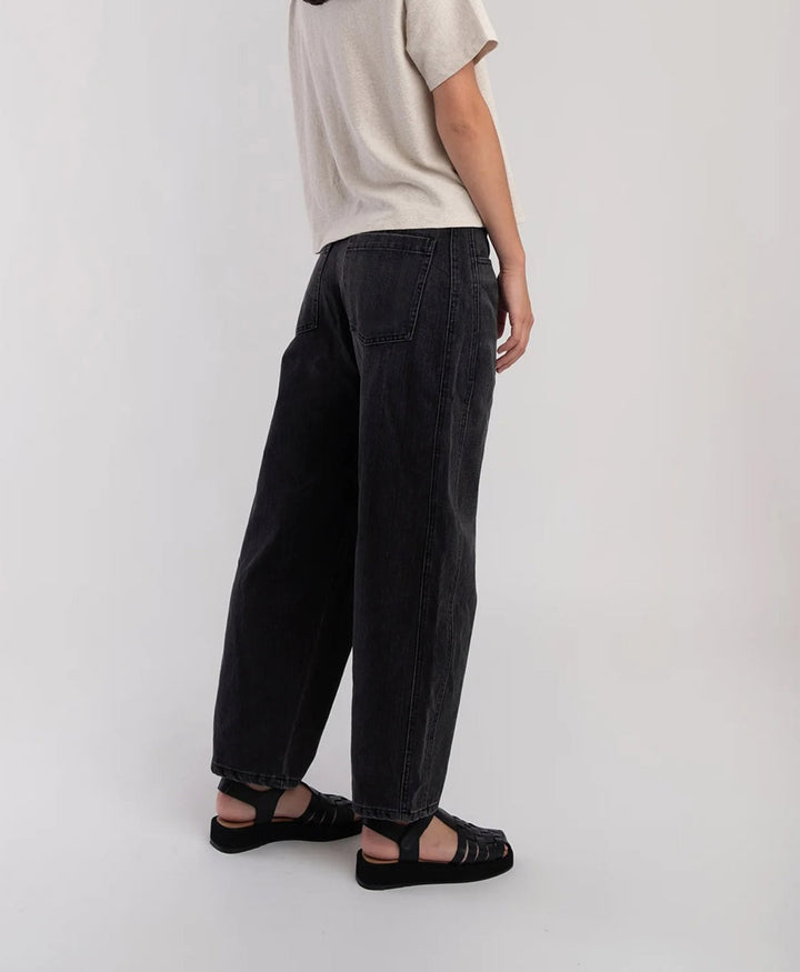 Denimhose - Faded Black Panel Jean