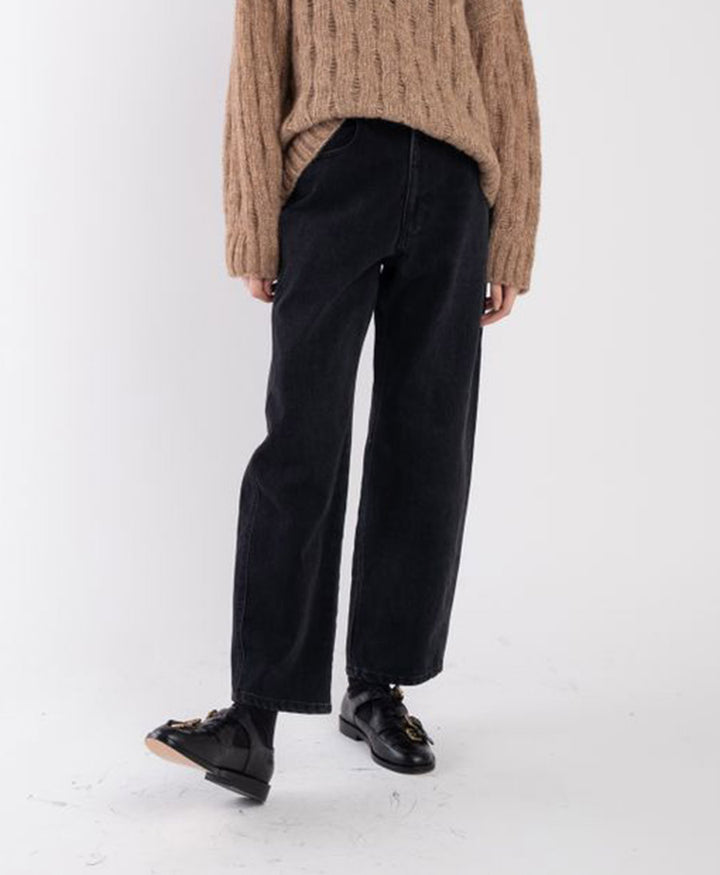Denimhose - Faded Black Panel Jean