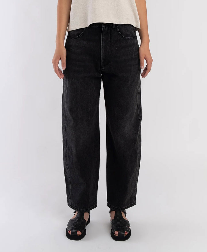Denimhose - Faded Black Panel Jean