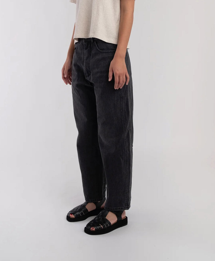 Denimhose - Faded Black Panel Jean