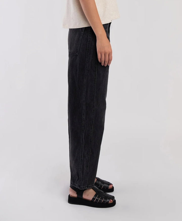 Denimhose - Faded Black Panel Jean