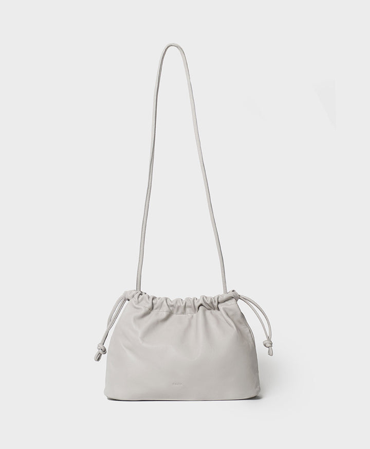 Mittelgrosse Knot Bag aus weichem Leder - Perla