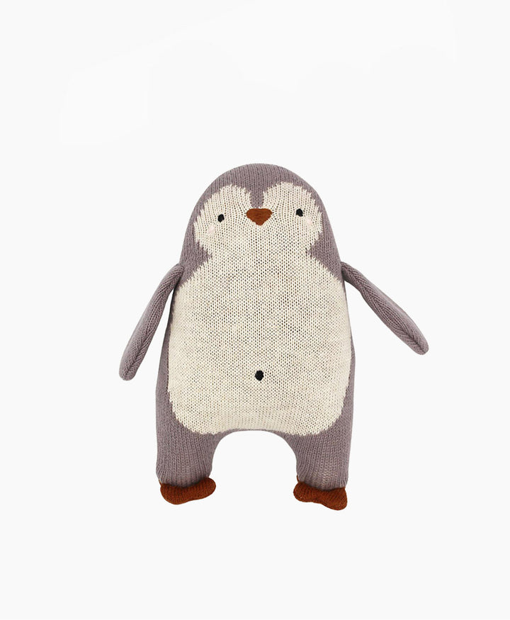 Babyrassel Pinguin - Creme, Lavendel, Orange