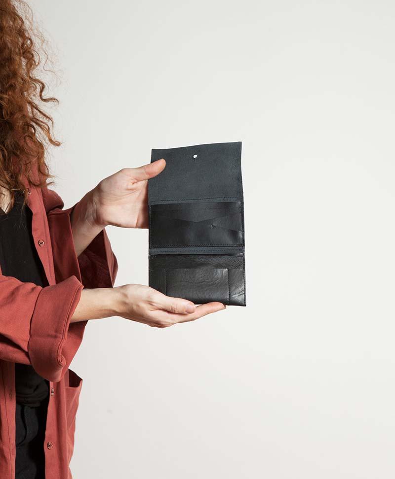 Portemonnaie "Minimalistic Wallet" - Schwarz - MDK - Miranda Kaloudis - clomes