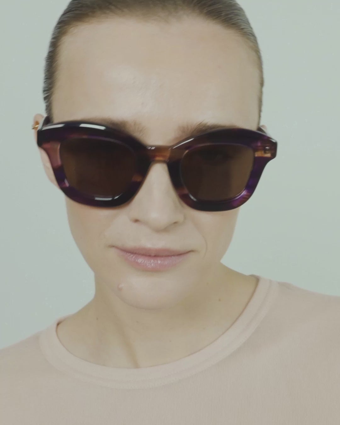 Sonnenbrille "Bayan" - Purple Havana