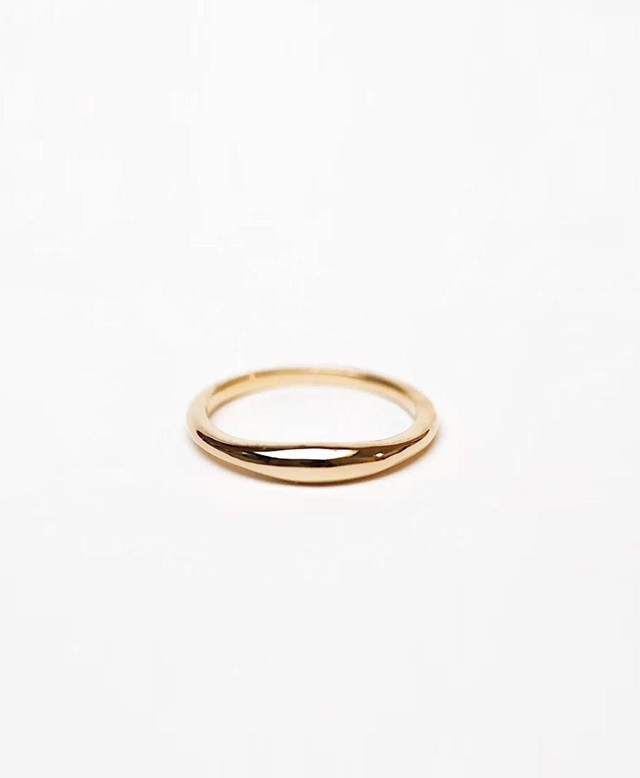 Fingerring vergoldet - Prune