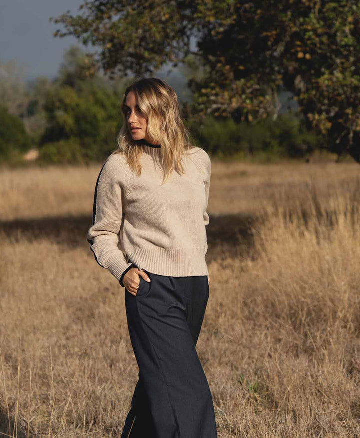 Strickpullover Agnes - Beige