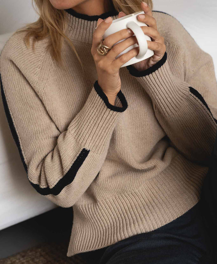 Strickpullover Agnes - Beige
