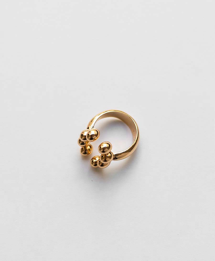 Reborn Dali' Open Ring vergoldet - V Design Lab - clomes