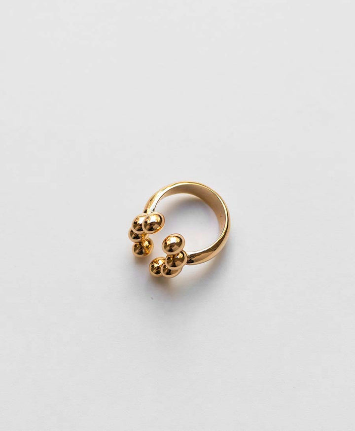 Reborn Dali' Open Ring vergoldet - V Design Lab - clomes