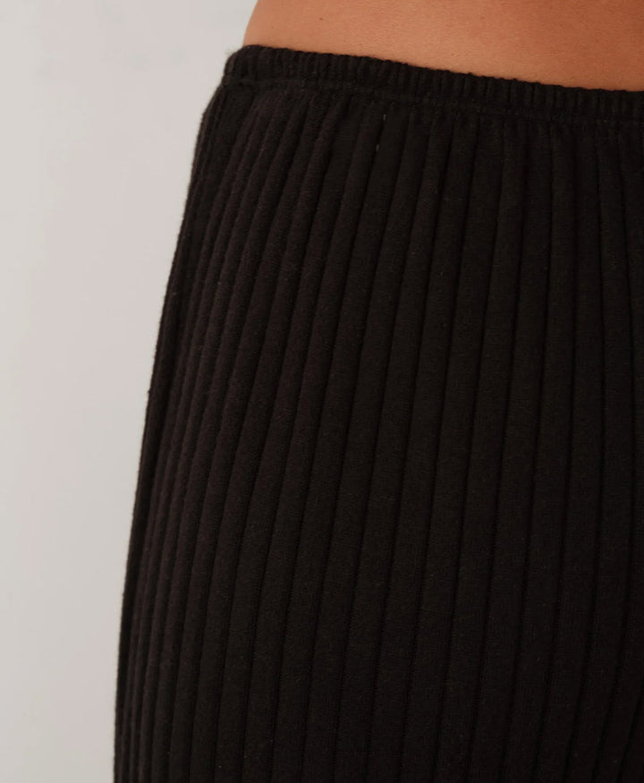Trainerhose Sweater Rib Simple Pant - Schwarz