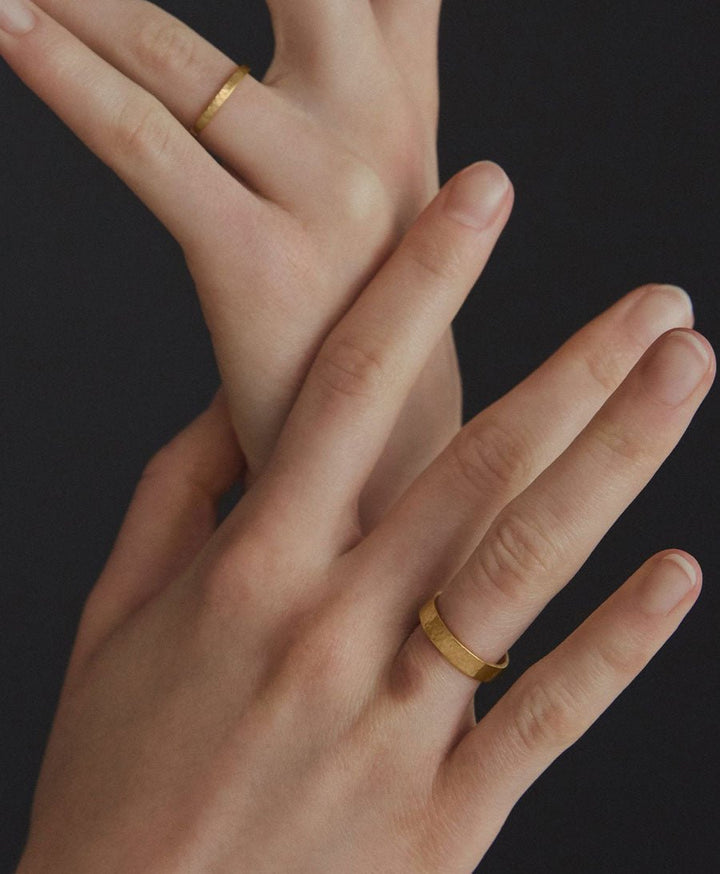 Ring "ISIA" big vergoldet - BAIUSHKI - clomes