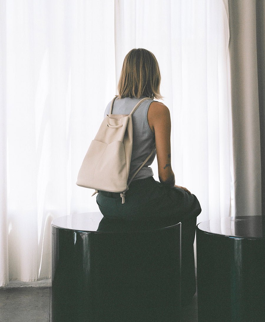 Rucksack LADE - Leder, almond - Are Studio - clomes