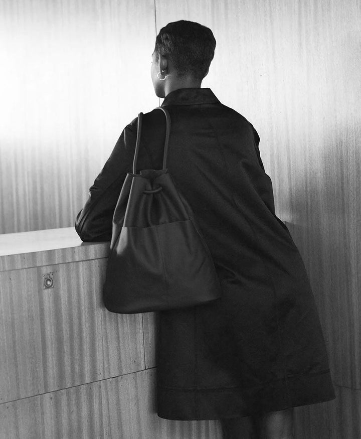 Rucksack LADE - Leder, schwarz - Are Studio - clomes