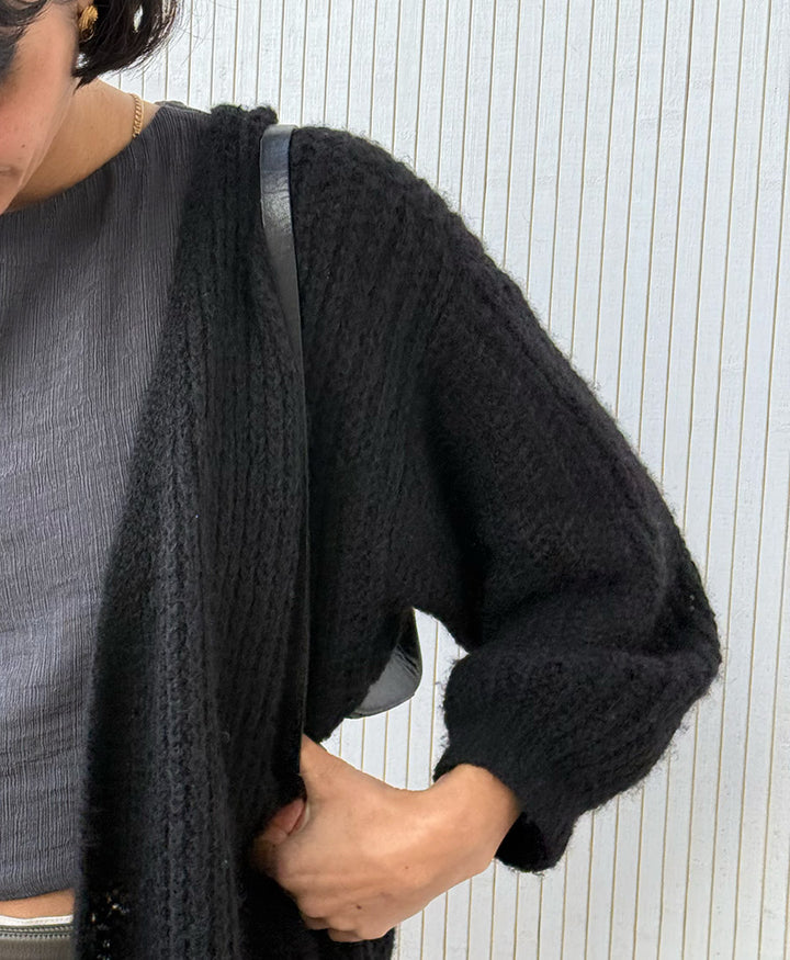 Kleiner Rucksack aus Leder in Schwarz von VereVerto - Secondhand