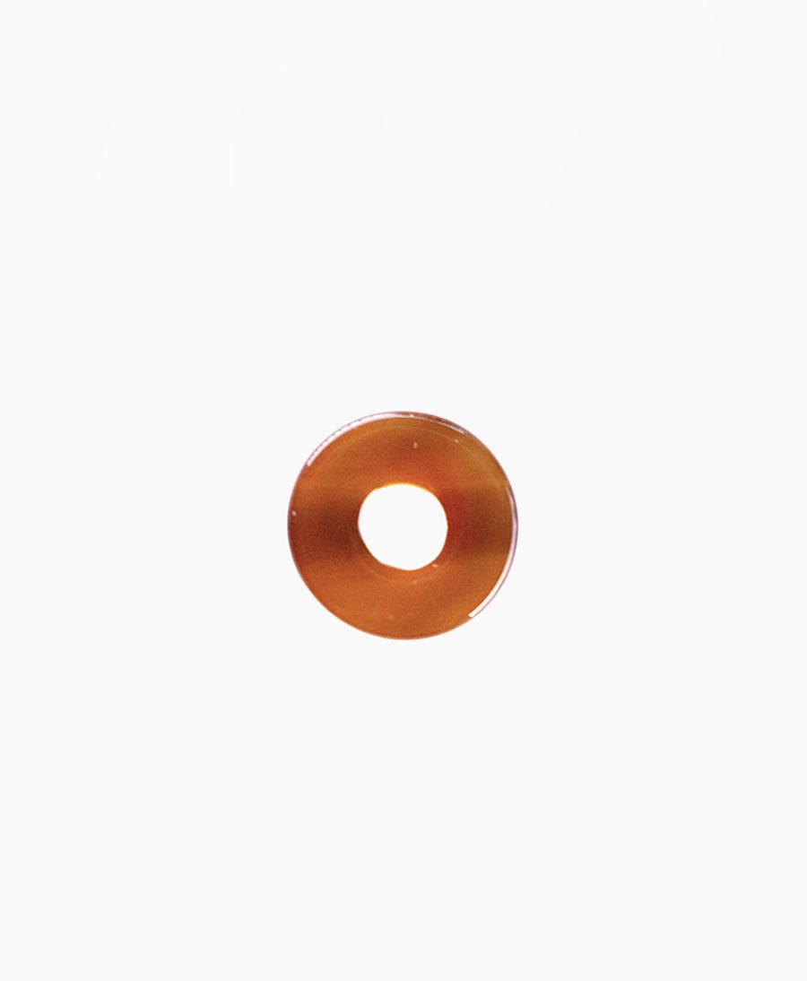 Runde Anhänger für Creolen aus Acetat - Caramel - Clomes - clomes