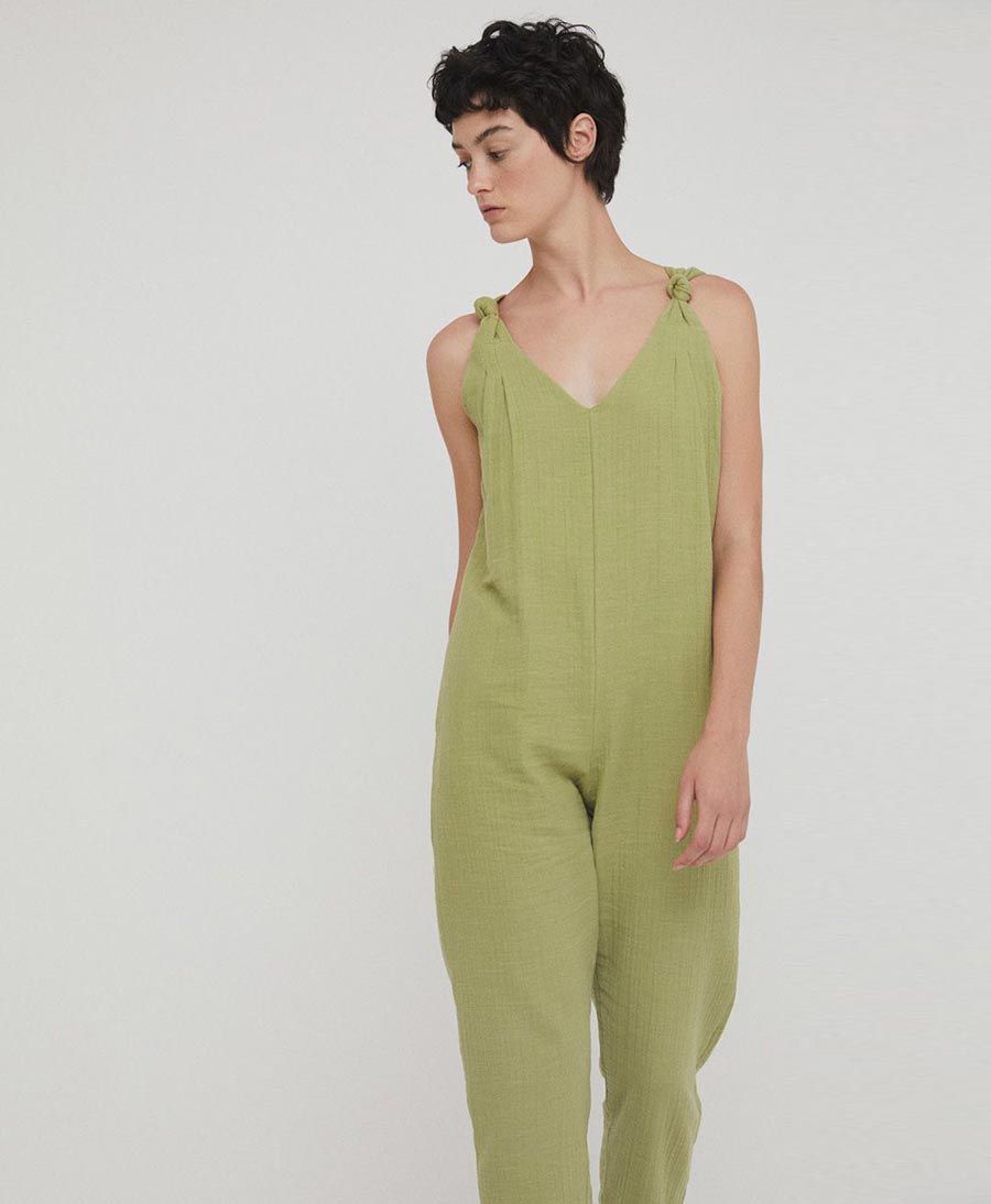 Rustic Cotton Jumpsuit "Alanna" aus Baumwolle - Secondhand - Rita Row - clomes