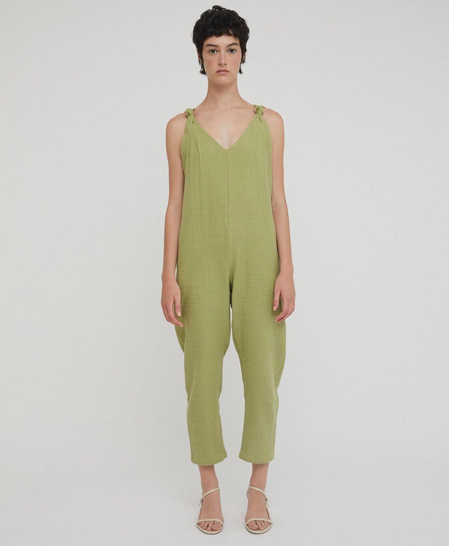 Rustic Cotton Jumpsuit "Alanna" aus Baumwolle - Secondhand - Rita Row - clomes