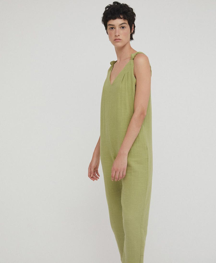 Rustic Cotton Jumpsuit "Alanna" aus Baumwolle - Secondhand - Rita Row - clomes