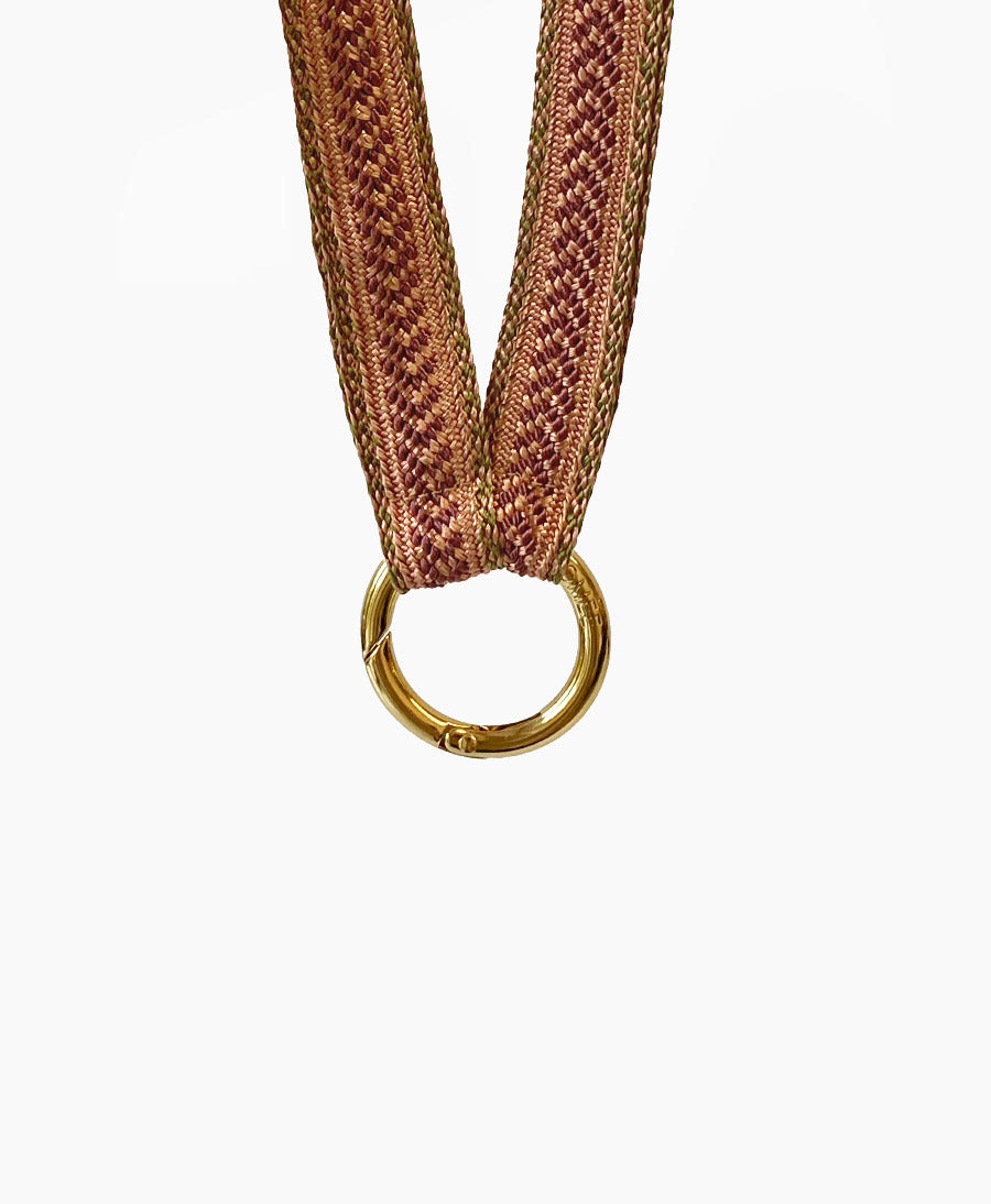 Schlüsselband vergoldeter Karabiner - Desert Flower