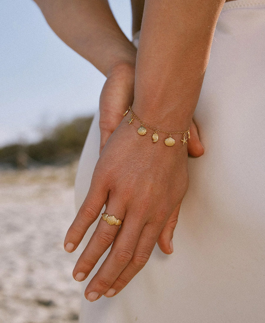 Almé Fingerring vergoldet