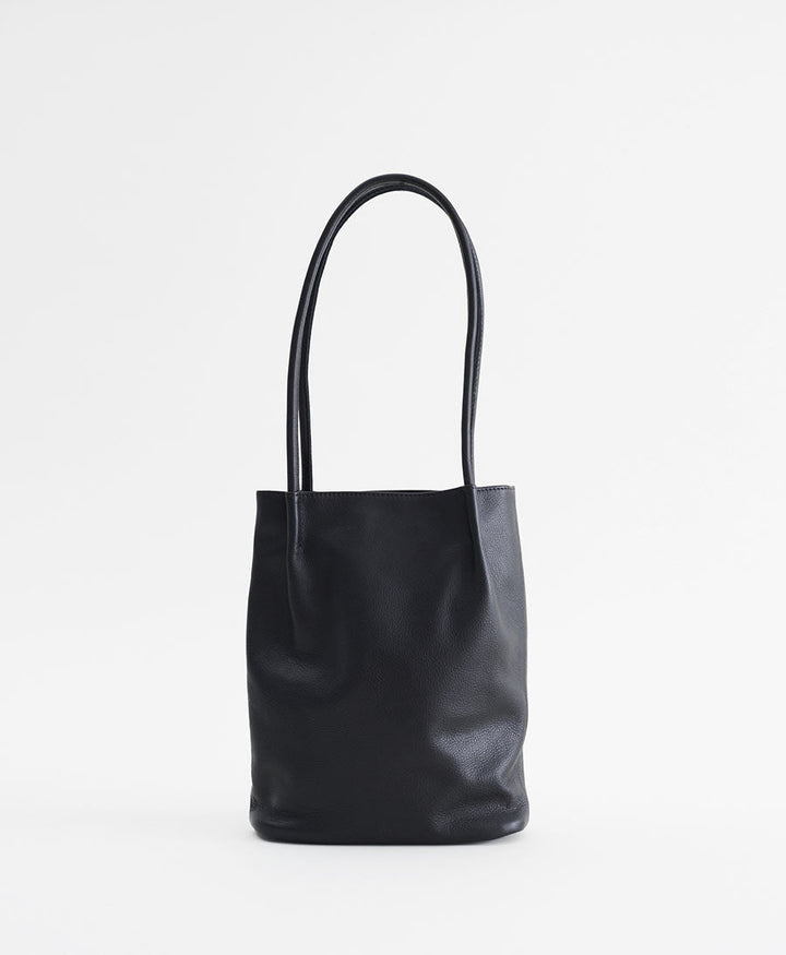 Schultertasche FRANCES - Leder, schwarz - Are Studio - clomes