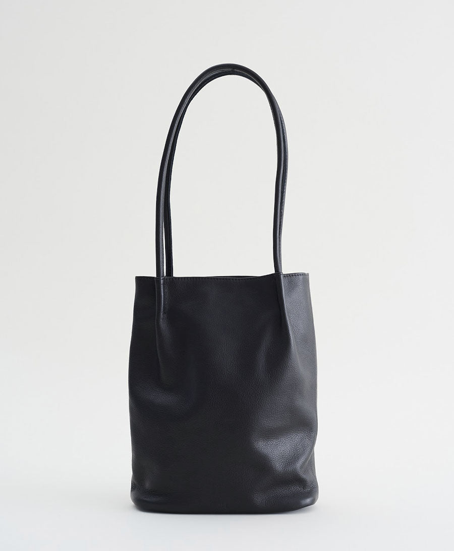 Schultertasche FRANCES - Leder, schwarz - Are Studio - clomes