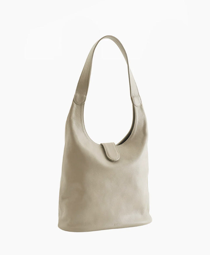 Schultertasche SOPHIA - Leder, fog