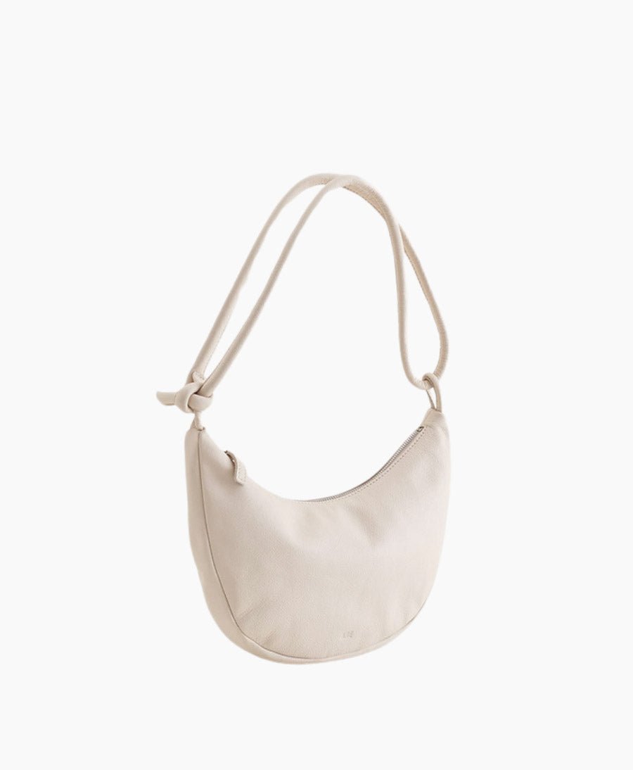 Schultertasche & Umhängetasche Bow - Leder, almond - Are Studio - clomes