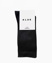 Socken Baumwolle Feine Streifen Klue in Schwarz
