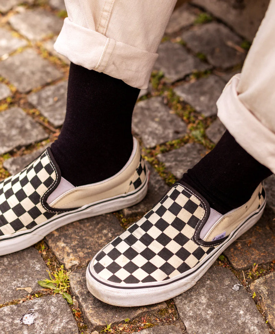 Socken Bio-Baumwolle - Schwarz