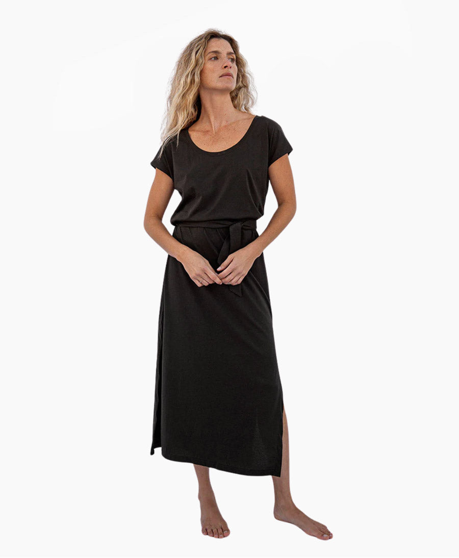 Thea Maxi Dress  - Schwarzes Kleid