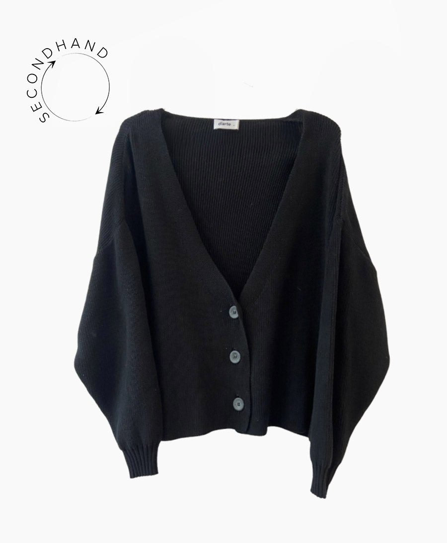 Schwarzes Strickcardigan von Diarte - Secondhand - Diarte - clomes