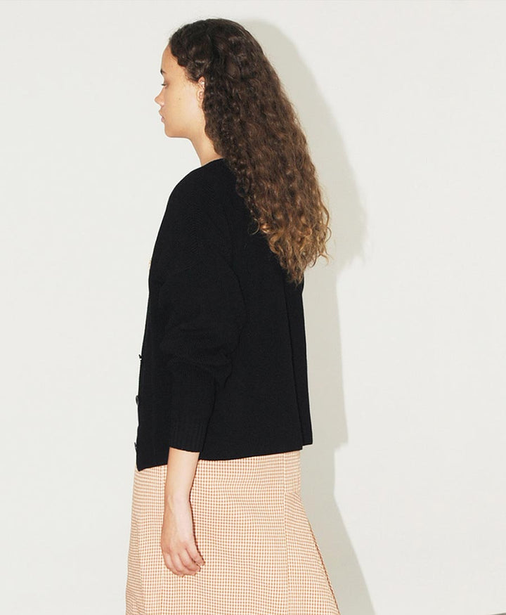 Schwarzes Strickcardigan von Diarte - Secondhand - Diarte - clomes