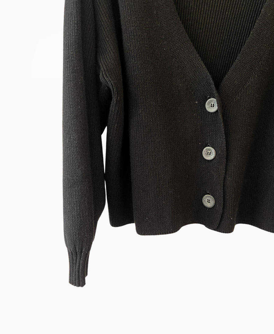 Schwarzes Strickcardigan von Diarte - Secondhand - Diarte - clomes