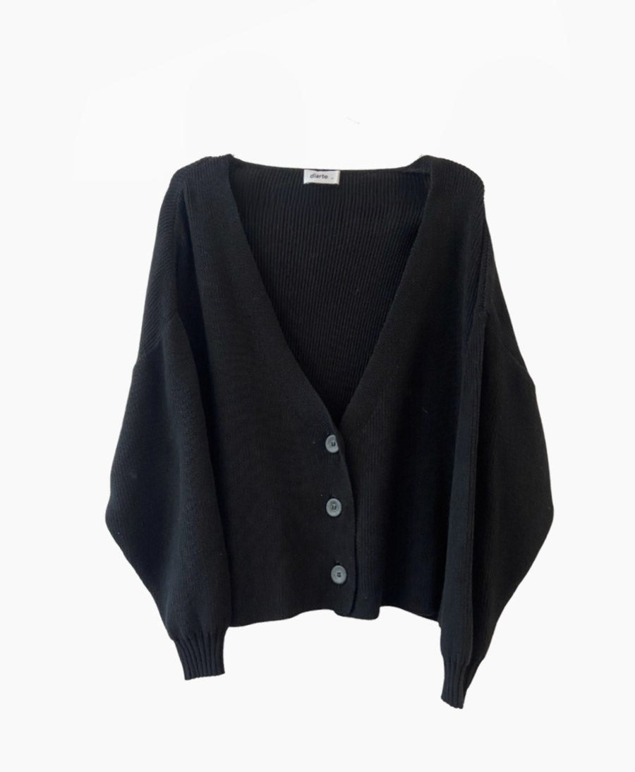 Schwarzes Strickcardigan von Diarte - Secondhand - Diarte - clomes