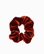 Haargrummi Medina Scrunchie Velvet Yoomee in Rostrot