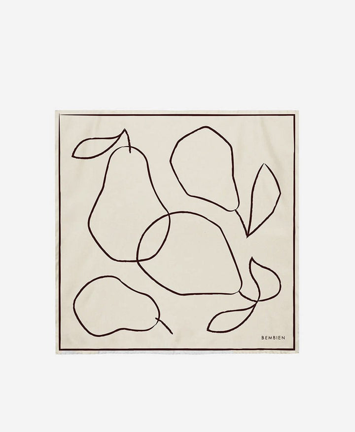 Seiden - Foulard "Pera Scarf" - Creme - BEMBIEN - clomes