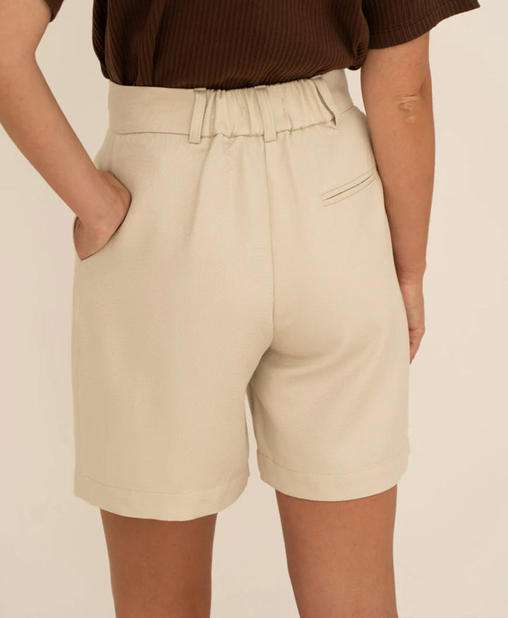 Kurze Hose / Shorts Elise aus Tencel - Weiss