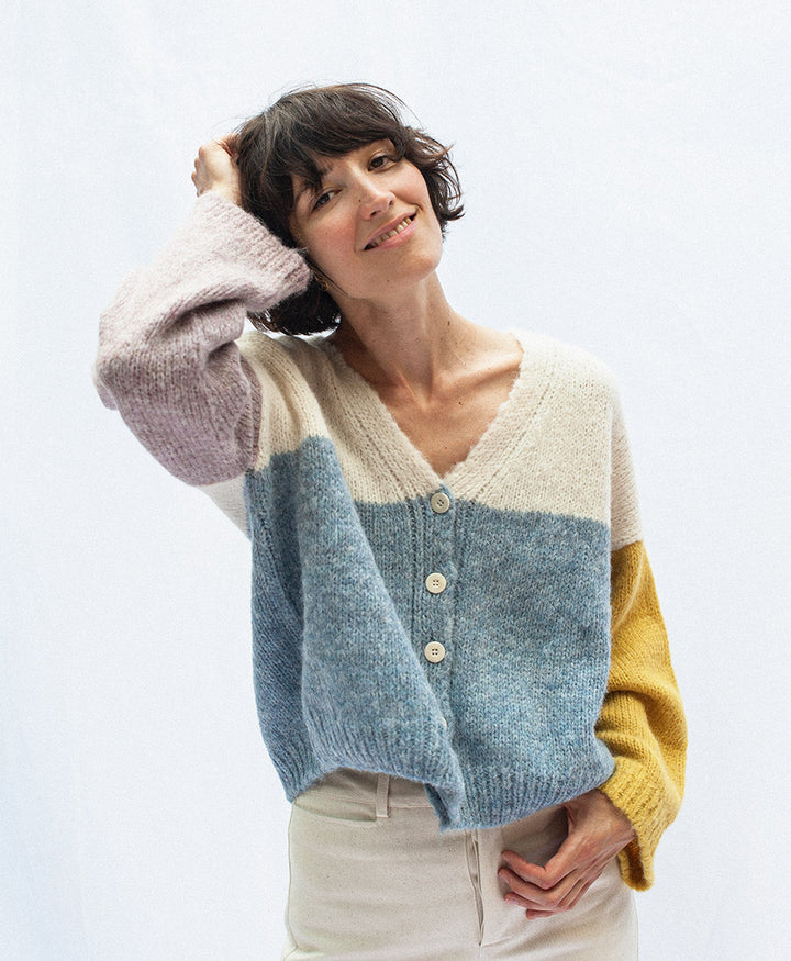 Strickjacke Cardigan DELTA - Sky & Sun