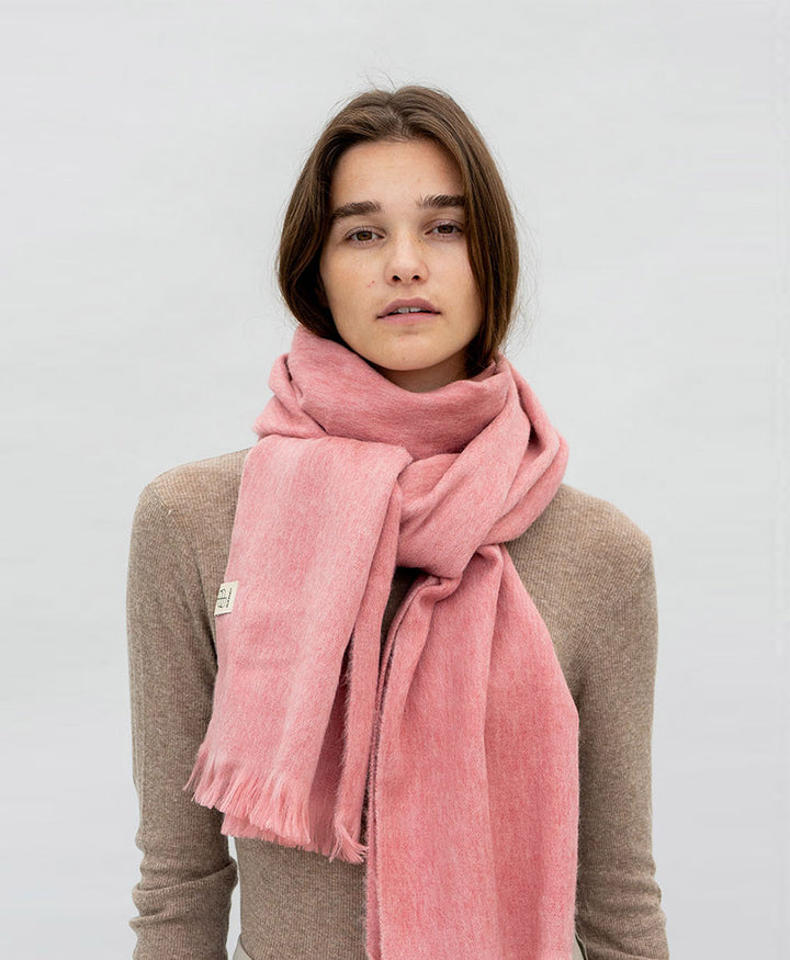 Halstuch Alpaka Schal Slim - Solid Wildflower