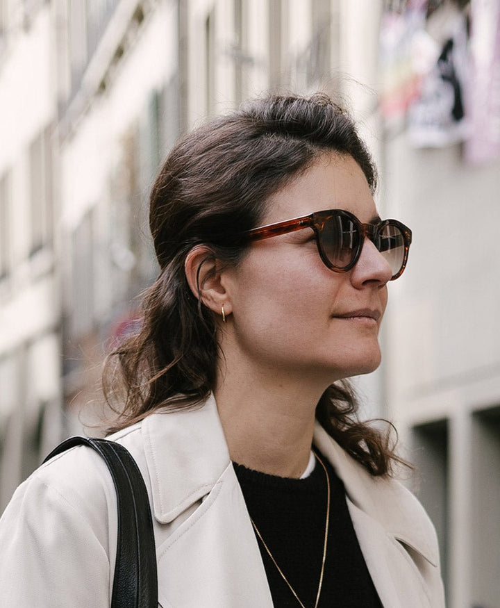Sonnenbrille "Manju" - Braunes Havana - GOBI Amsterdam - clomes