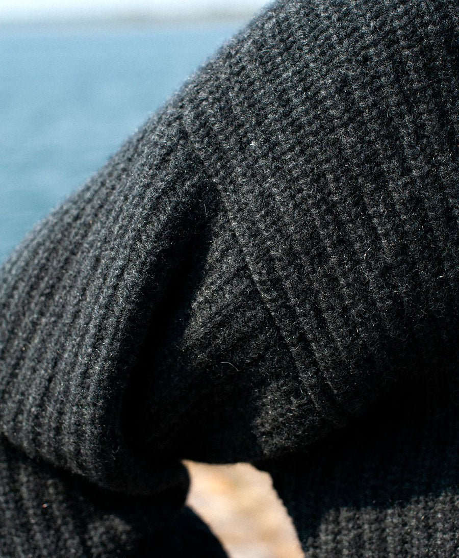 Stehkragenpullover HANNA - Anthrazit - JUNGLE FOLK - clomes
