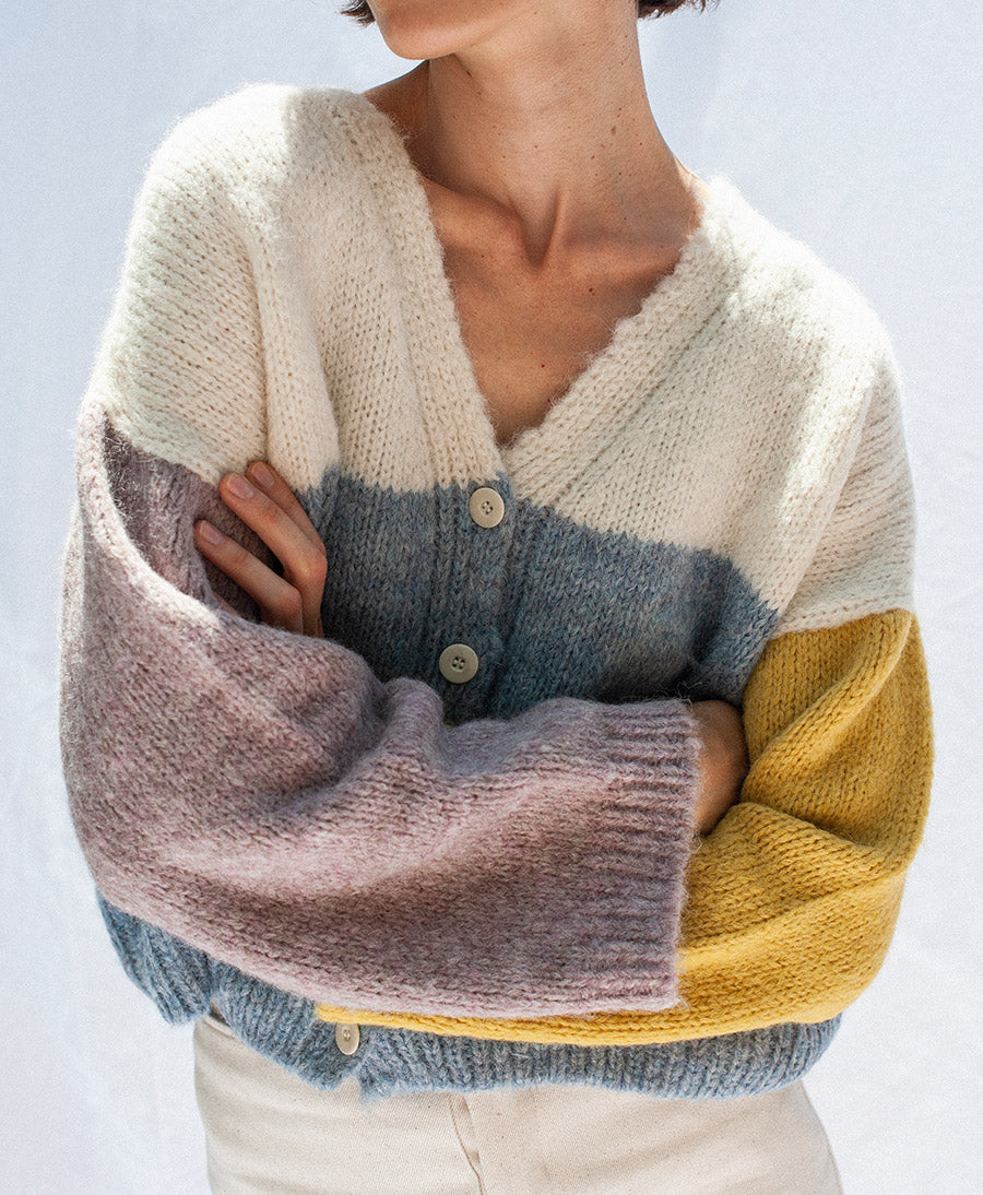 Strickjacke Cardigan DELTA - Sky & Sun