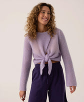Cardigan Kurz Strick The Knotty Ones in Lila