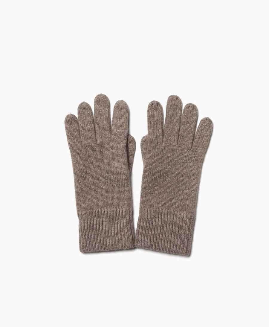 handschuhe taupe Handschuhe aus Kaschmir - Taupe