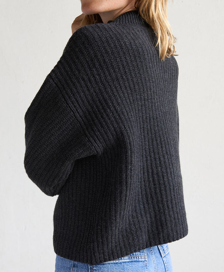 Stehkragenpullover HANNA - Anthrazit