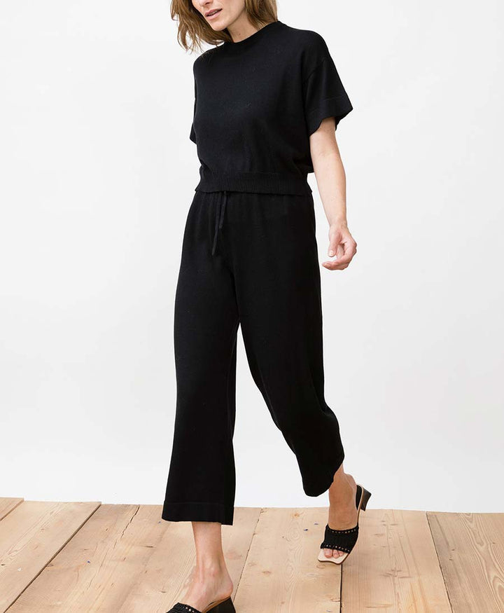 Strick Top El Sur - Schwarz - JUNGLE FOLK - clomes