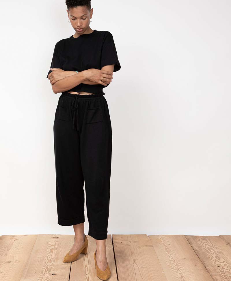 Strick Top El Sur - Schwarz - JUNGLE FOLK - clomes